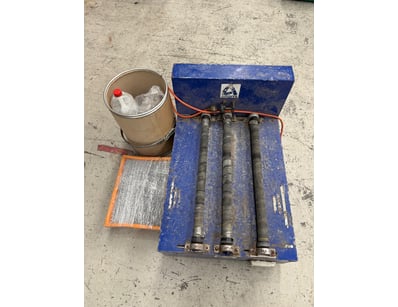 Tank Polisher, Airdive brand, polishes internal an...