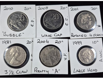 UNRESERVED Banknotes & Coins (A996) - Lot 1011