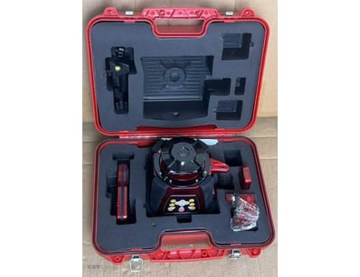 Rotary laser level kit. 1 x kit with level, remote...