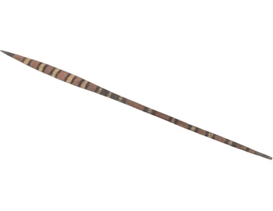 ABORIGINAL SPEAR, CEREMONIAL OR DECORATED HUNTING ...