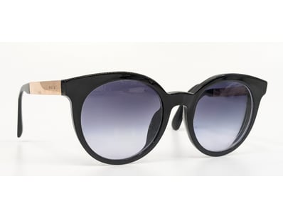 Jimmy Choo sunglasses featuring a classic black ac...