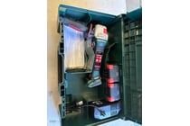 Grinder, Metabo WB 18 LT BL 11-125, 2 x batteries