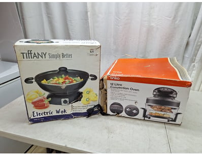 12 Litre Convection Oven & Electric Wok

SOLD AS L...