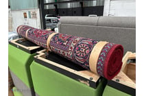 74 · A FINELY HAND KNOTTED PERSIAN KASHAN RUG 100%