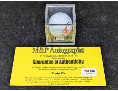 ERNIE ELS SIGNED GOLF BALL

Psa #Ce346804

Con...