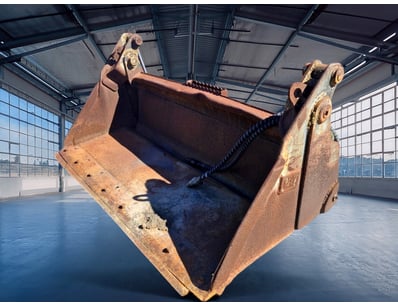 4 in 1 Heavy-duty excavator bucket attachment feat...