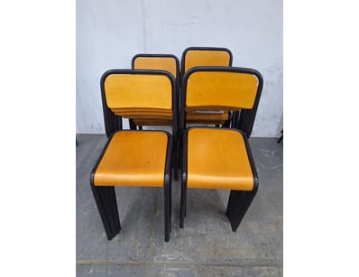 STU BLA Chair 20 chairs, Brown, Scratches and Dent...