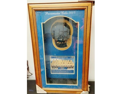 PARRAMATTA EELS 2005 FRAMED COMMEMORATIVE DISPLAY
...