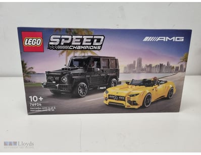 LEGO SPEED CHAMPIONS 76924 MERCEDES-AMG G 63 & MER...