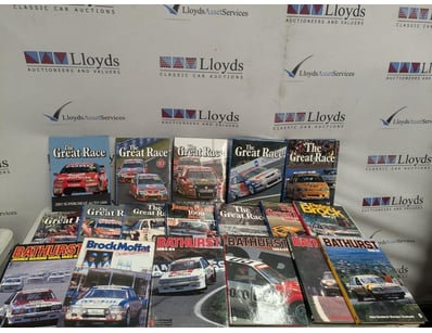 COLLECTION OF AUSTRALIAN MOTORSPORT DVDS AND BOOKS...