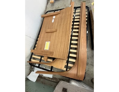 Silver Lynx Queen bed frame, constructed from qual...