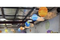 Indoor Hanging Planets & 3D Clouds SOLD AS LOT