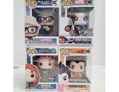 FUNKO POP VINYL FIGURE COLLECTION - FOUR BOXED FIG...