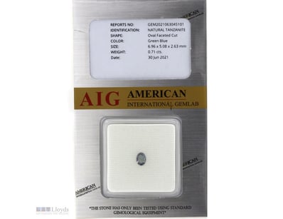 0.71CT CERTIFIED, NATURAL TANZANITE     

Fancy Ye...