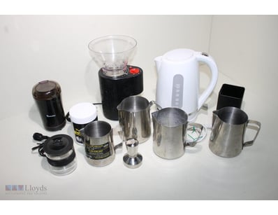 Complete Coffee Brewing Set Including Bodum Grinde...