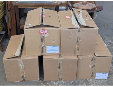 Homewares, 5 boxes including including tea cup/ sa...