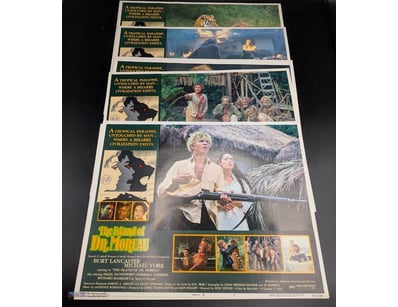 THE ISLAND OF DR. MOREAU - COMPLETE LOBBY CARD SET...