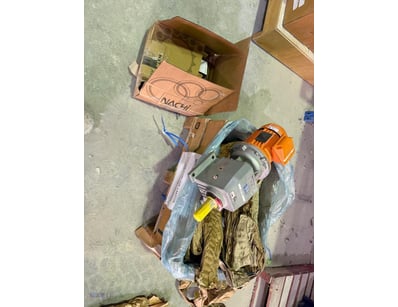 Industrial geared motor assembly comprising a WEG ...