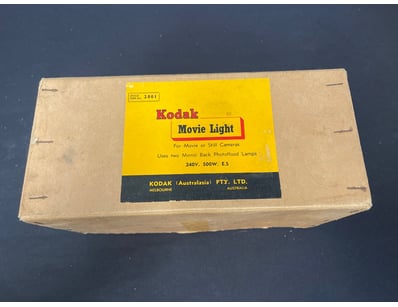 KODAK MOVIE LIGHT VINTAGE PHOTOFLOOD LAMP SET MODE...
