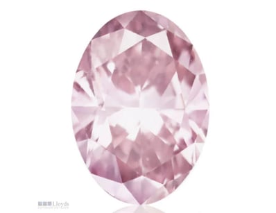 0.19CT AUSTRALIAN PINK OVAL DIAMOND OF ARGYLE ORIG...