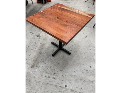 Tables, red/ Orange set of 8 tables, freestanding,...