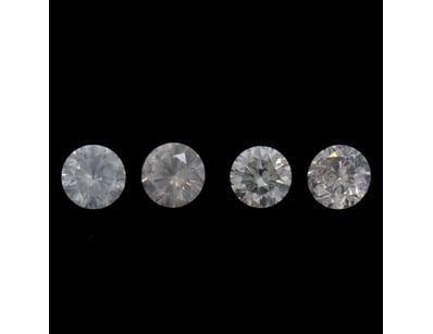 1.13CT TDW X 4, NATURAL FANCY YELLOW DIAMONDS     ...