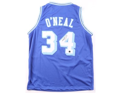 NBA GREAT SHAQUILLE O'NEALE SIGNED JERSEY

Shaquil...