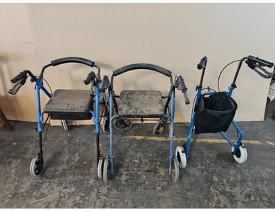 Walkers, 3x various walkers 

Sold as lot

