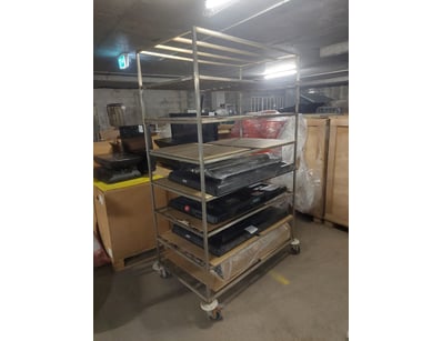 Industrial rack, items not included.