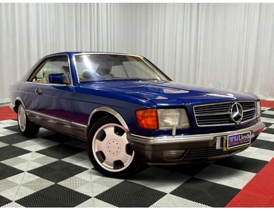<b>1985 Mercedes-Benz 500 SEC Coupe - Dark Blue - ...