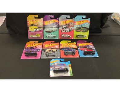 HOTWHEELS FULL VOLKSWAGEN COLLECTION 1-8 AND PORSC...