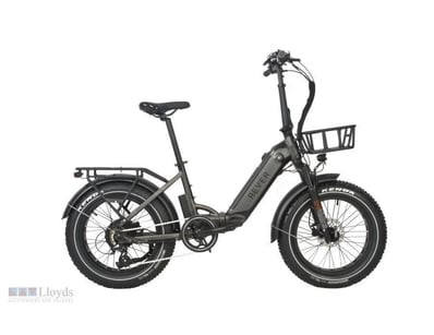 <b>REVER Turbo Folding 250W Electric Bike - Titani...