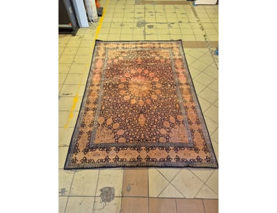 SILK RUG.

Item Size: Height: 308cm, Width: 210c...