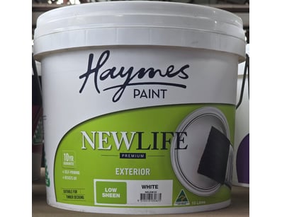 Haynes paint, new life, premium exterior, low shee...