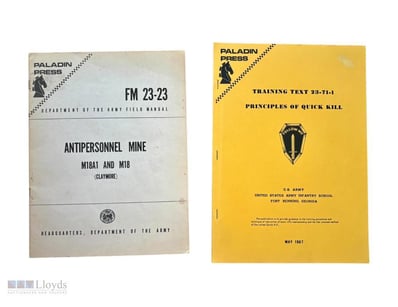 US ARMY CLAYMORE & INFANTRY MANUAL  (VIETNAM ERA)...