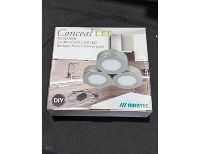 RRP $539.70 BULK LOT - QTY x6 Martec Conceal LED 3...