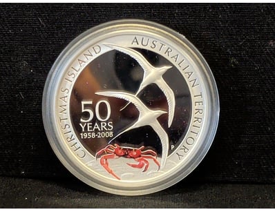 CHRISTMAS ISLAND AUSTRALIAN TERRITORY 50TH ANNIVER...