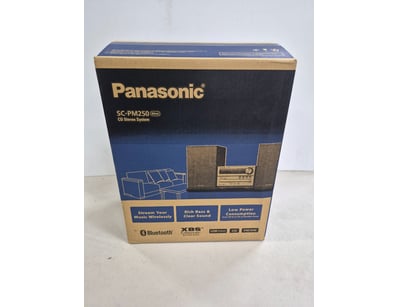 CD Stereo System, panasonic, silver.

Model: SC-...