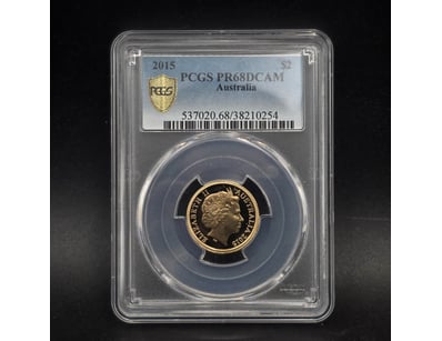 2015 AUSTRALIAN $2 COIN PCGS GRADED

Pcgs Pr68Dc...