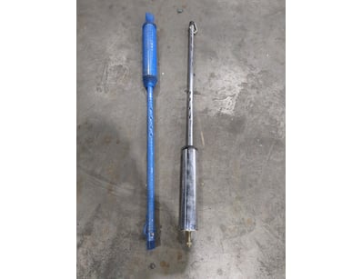 2x Chrome Heavy Duty  Hose Tennas