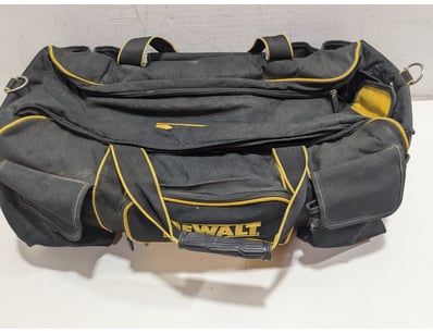 DeWalt heavy-duty tool bag with multiple compartme...