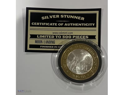 2019 "50TH ANNIVERSARY OF THE MOON LANDING" 43 MM ...