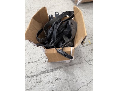 Assorted box of bungee fin straps. Various styles ...