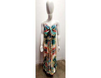 SAIL AWAY WITH ME LONG DRESS WITH TIE FRONT

Stu...