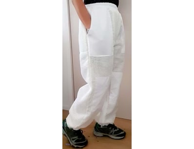 9Pcs, 3-Layer Ventilated Beekeeping Pants Mx2, XLx...