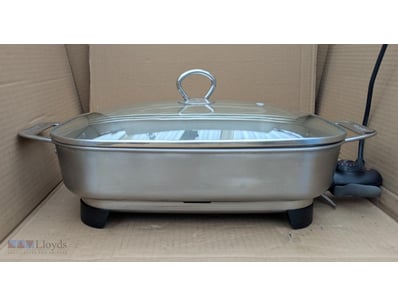 Sunbeam Stainless Steel Electric Frypan Model Fp89...