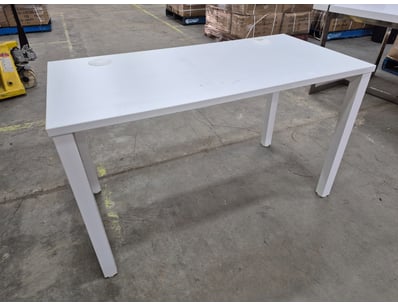 Desk, White, Cable Management Holes

Dimensions: H...