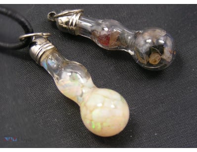 NATURAL AUSTRALIAN GARNET & SAPPHIRE PENDANTS     ...