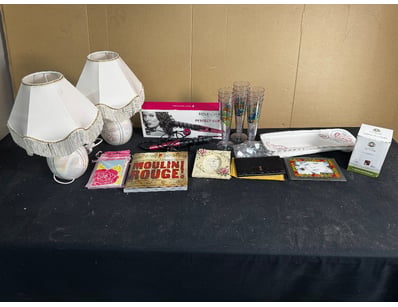 Homewares, assorted homeware items including, hair...