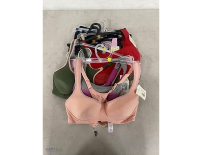 Lot Of women’s sportswear bras. Multicoloured, whi...